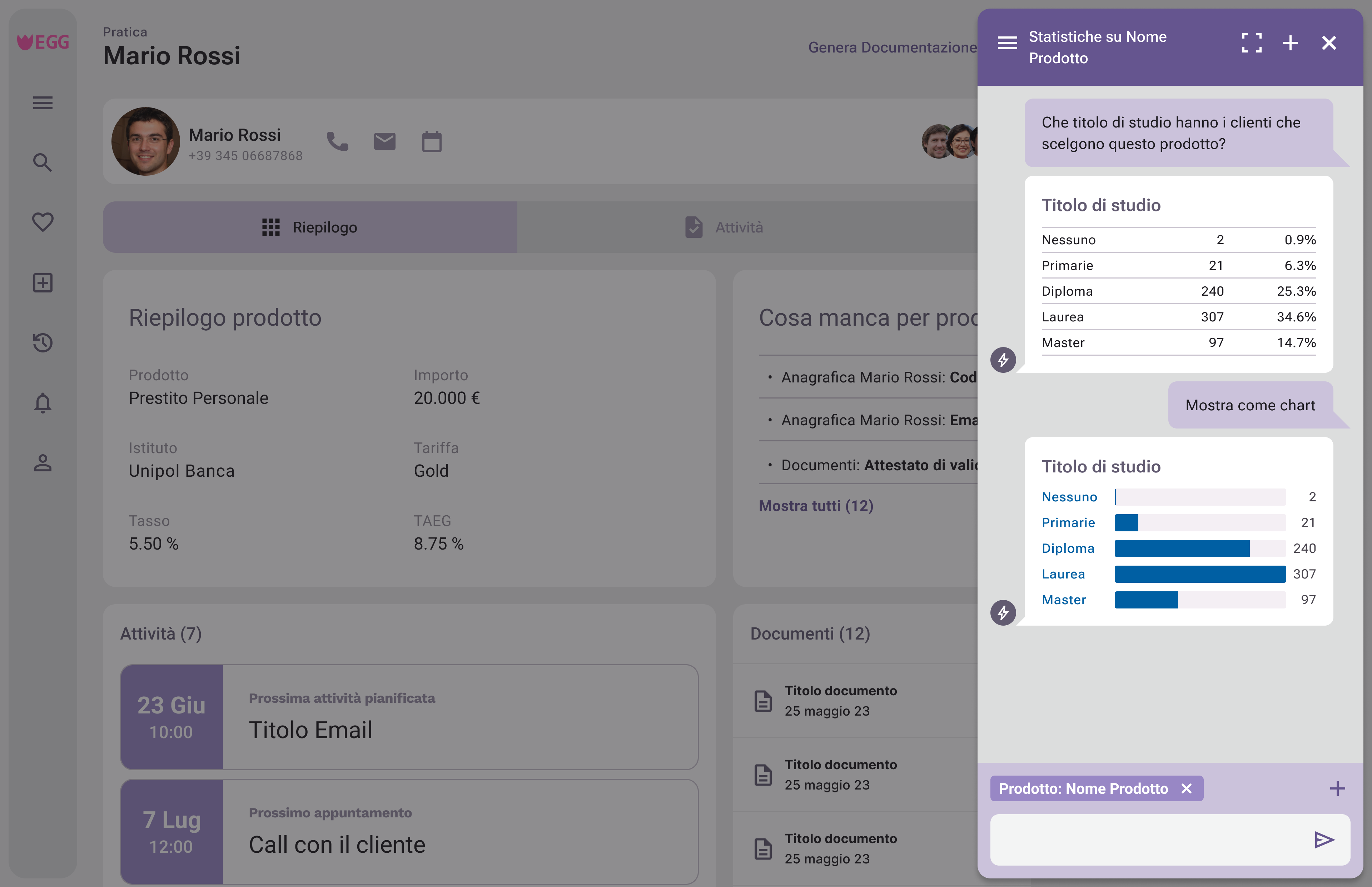 Assistente intelligente per richieste automatiche